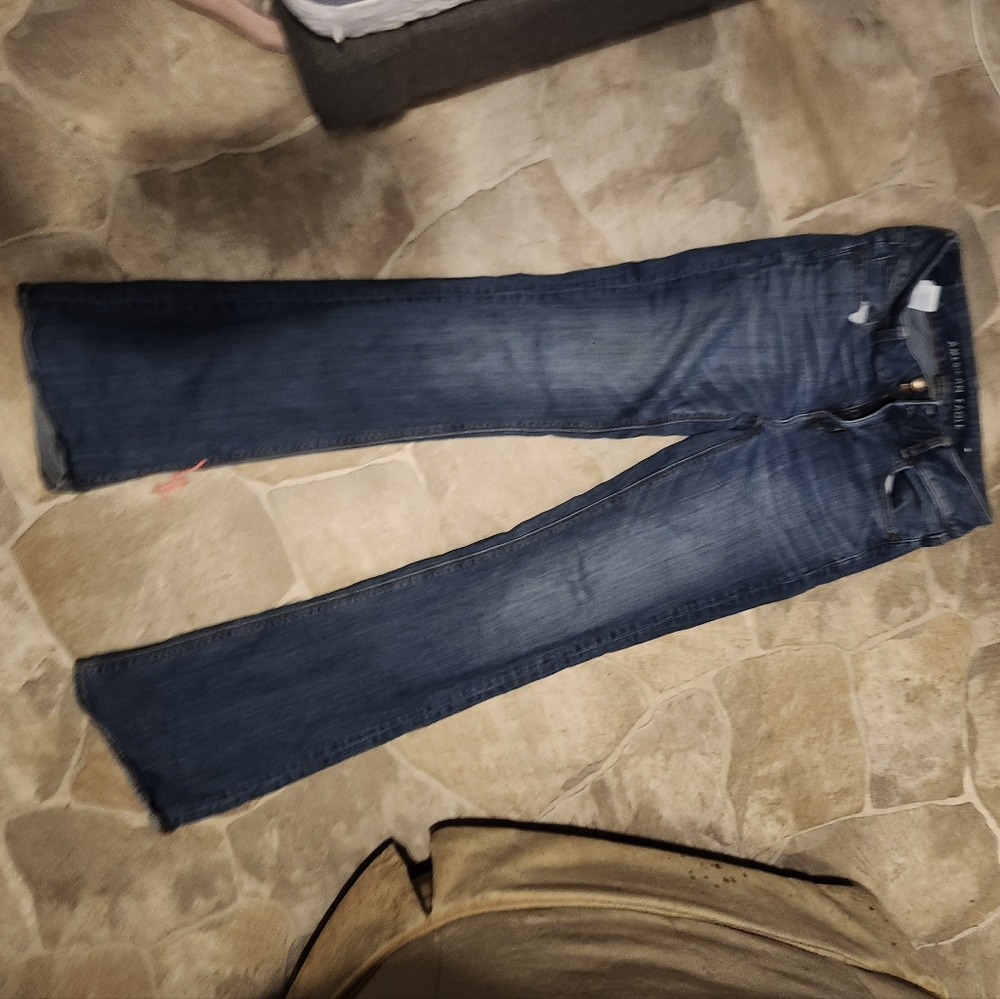 X Long American Eagle Outfitters Light Blue Denim